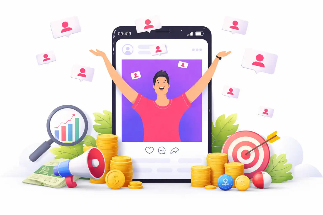 フォロワー増やすSNS成長イメージ