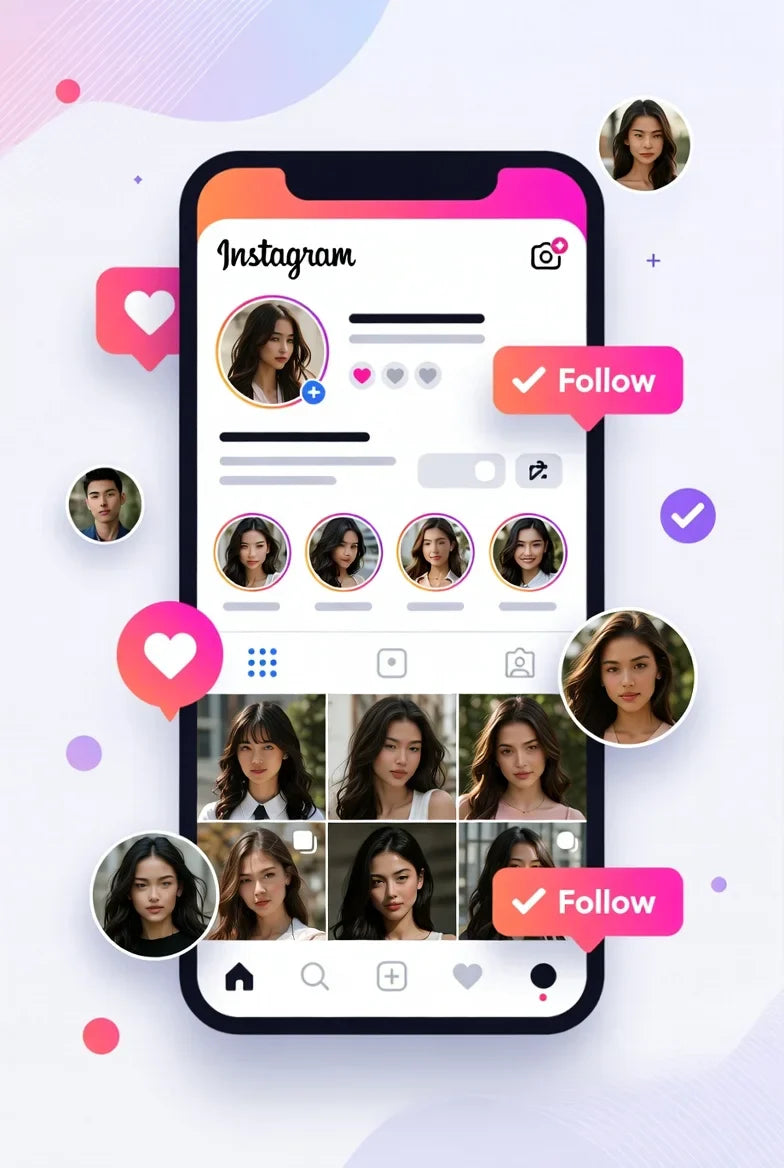 インスタ 女性 フォロワー 購入