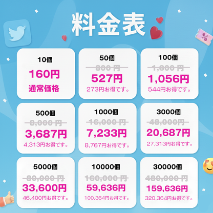 支持が伝わる印象｜X（Twitter）日本人 いいね 購入 👑