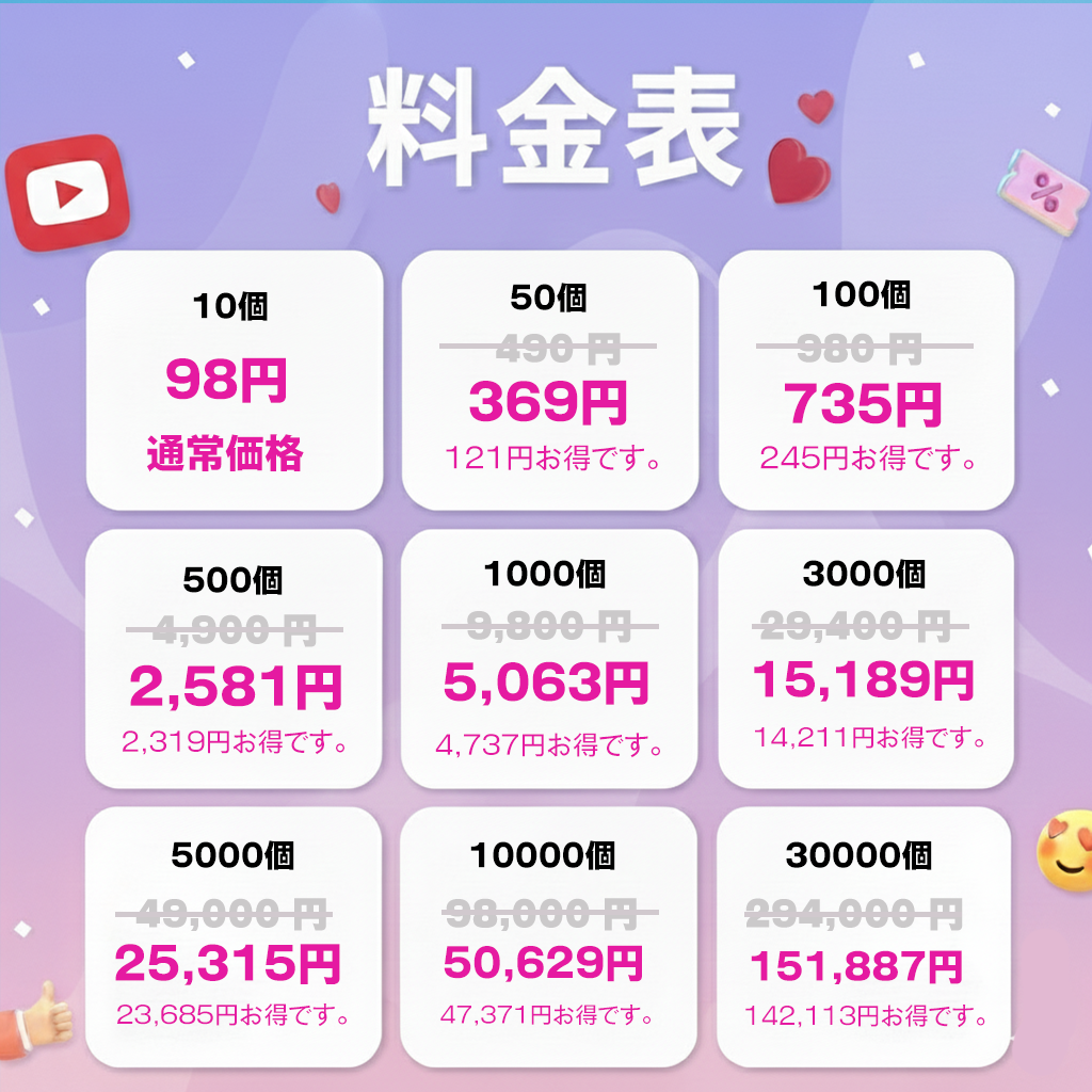 信頼という名の証｜YouTube 高評価 購入 👑